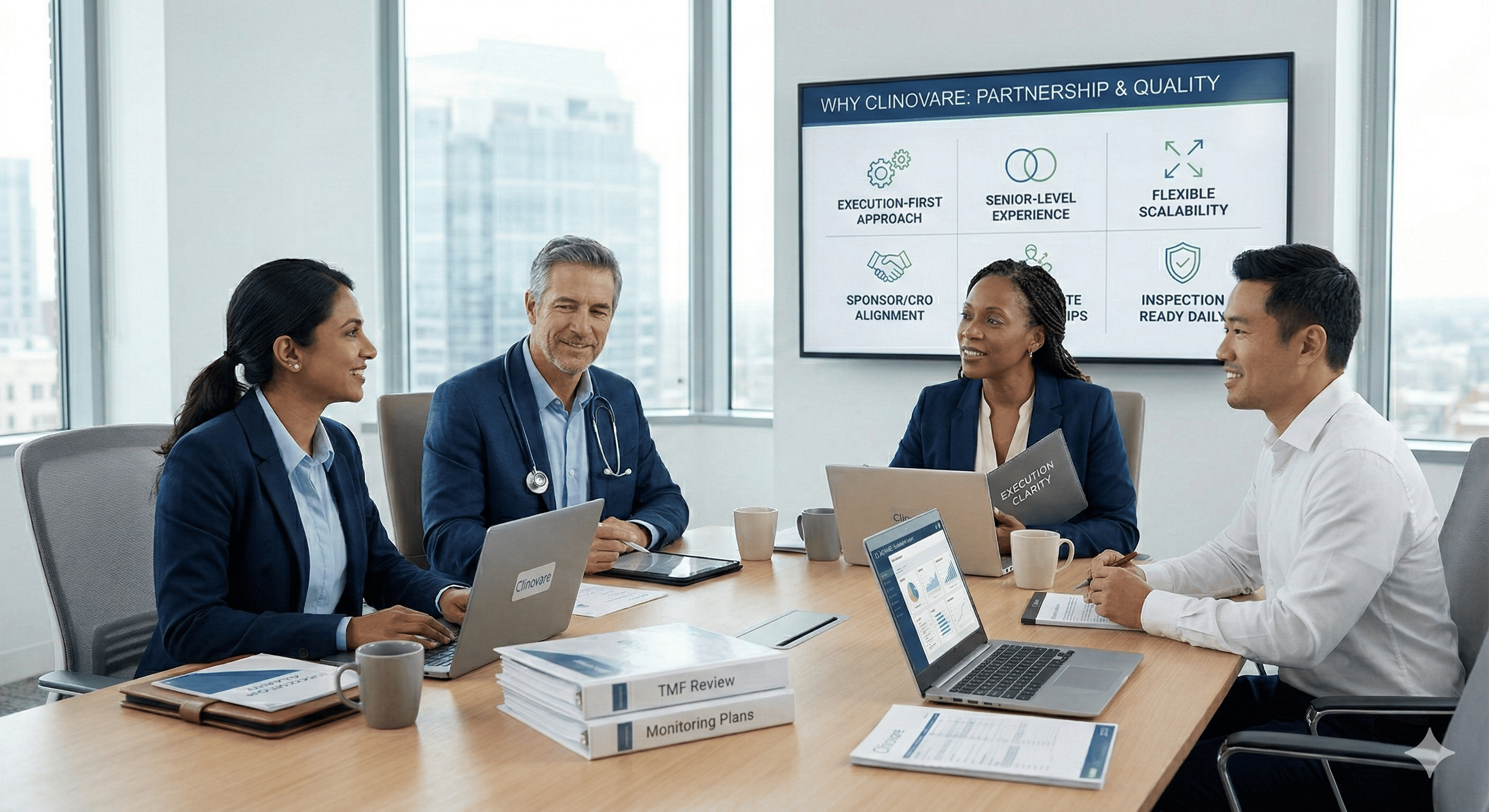 Why choose Clinovare: quality and partnership