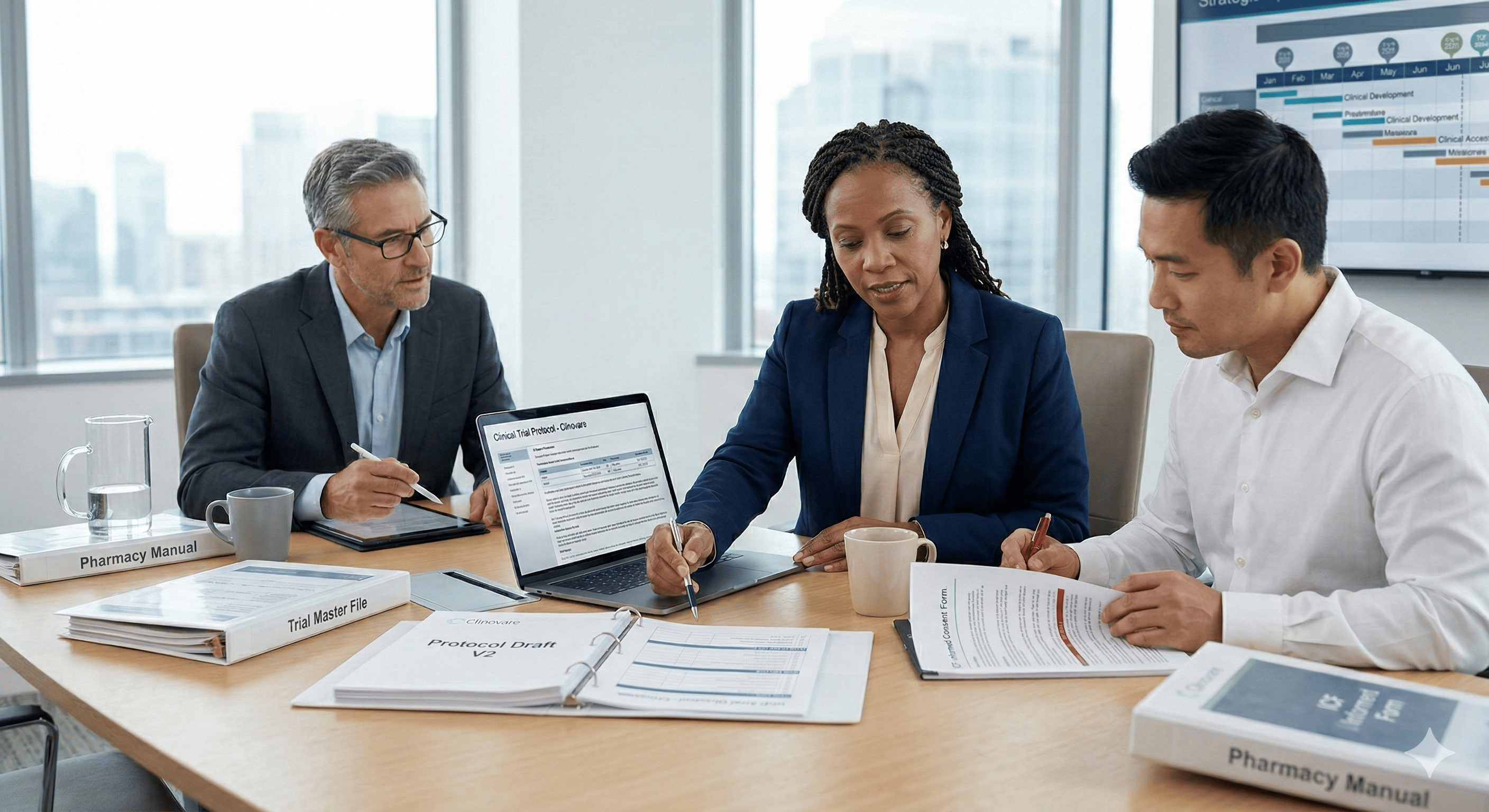 Medical writing: protocol or document development